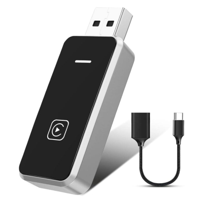 Adaptateur CarPlay et Android Auto Sans Fil – Connexion WiFi 5GHz Ultra-Rapide