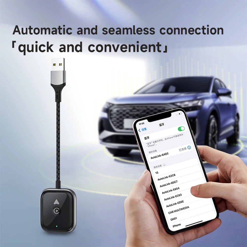 Adaptateur CarPlay Sans Fil 2-en-1image-2
