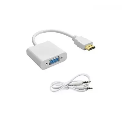 GENERALE -    Adaptateur HDMI vers VGA 1080P, Convertisseur HDMI Mâle à VGA Femelle