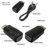 Adaptateur HDMI vers VGA 1080P – Convertisseur Vidéo pour PC et Ordinateur Portable image 3