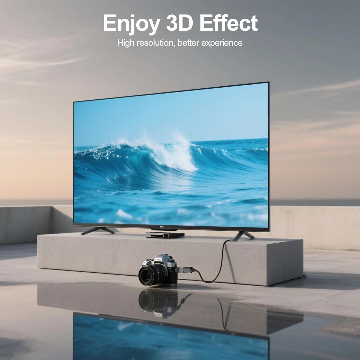 Adaptateur Mini HDMI Femelle vers HDMI Mâle - Transmission Audio & Vidéo Haute Définition Sans Latenceimage 4
