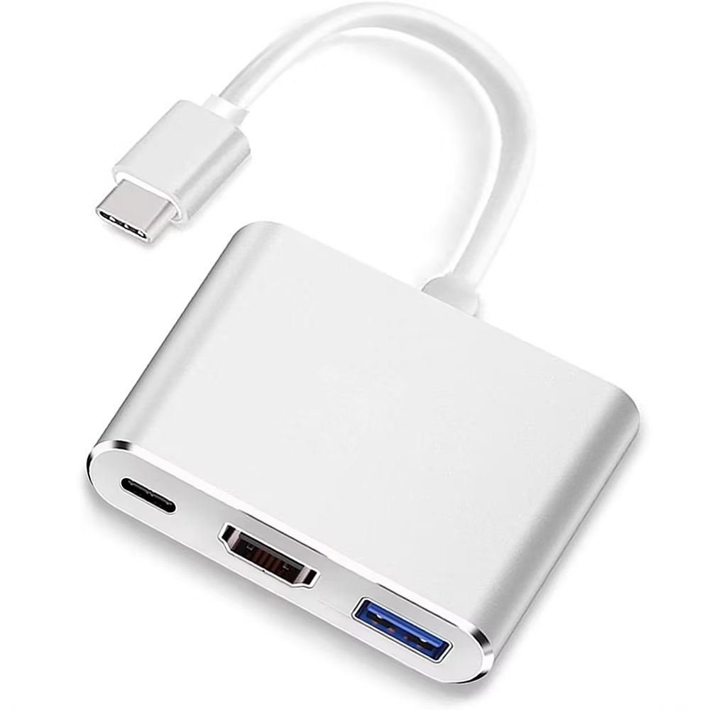 Adaptateur Type-C Vers HDMI, USB 3.0 et Type-C image 1