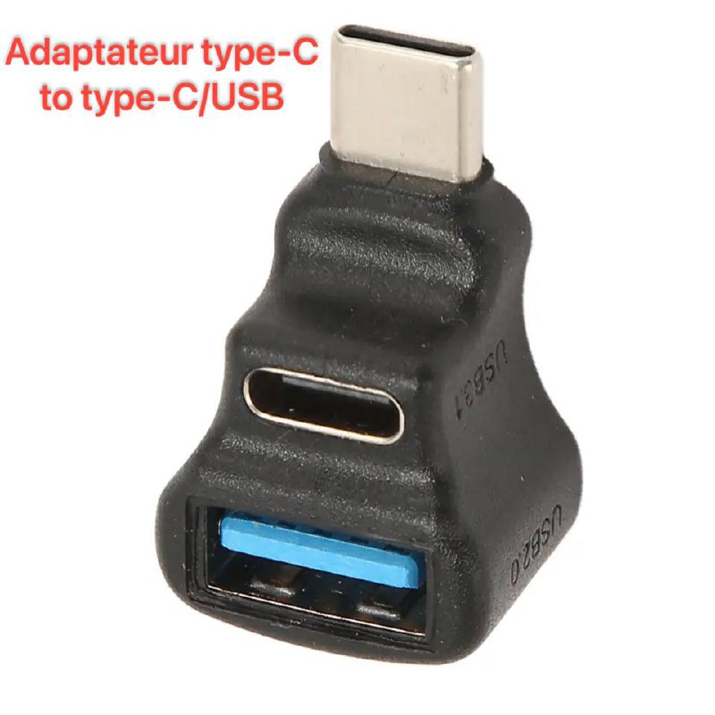 Adaptateur Type-C vers Type-C et USB image 1