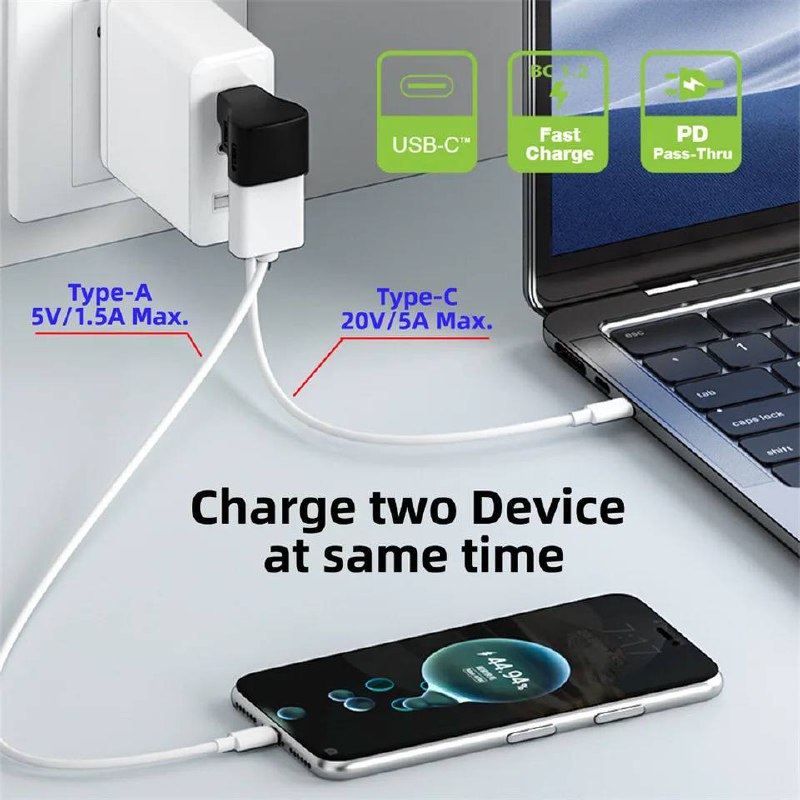 Adaptateur Type-C vers Type-C et USBimage 4
