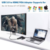 Adaptateur USB 3.0 vers Double Sortie Vidéo – Convertisseur HDMI + VGA, 1080P, Compatible Windows/Macimage 4