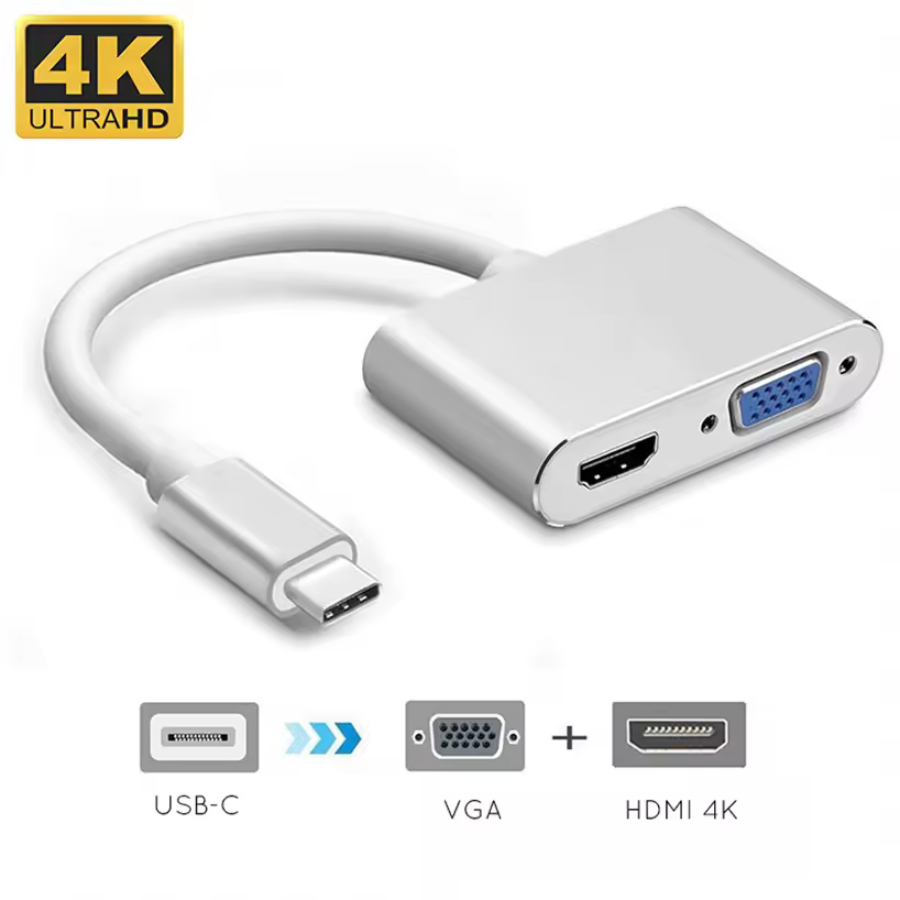 Adaptateur USB Numérique Multiport 4-en-1 Type-C image 3