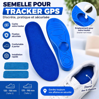 AirSole Kids & Adult – Semelles Intérieures Discrètes pour Tracker GPS AirTag