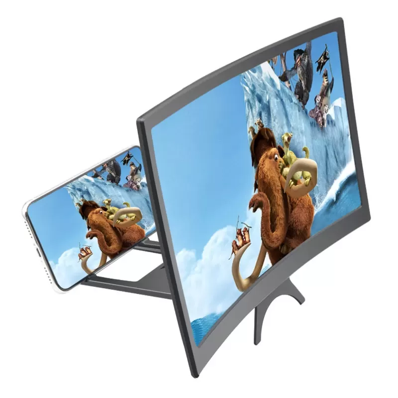 Loupe D'écran 14 Pouces Pour Smartphone | Agrandisseur Pliable Portable, Effet 3D | Pour Regarder Films, Vidéos Plus Confortablement