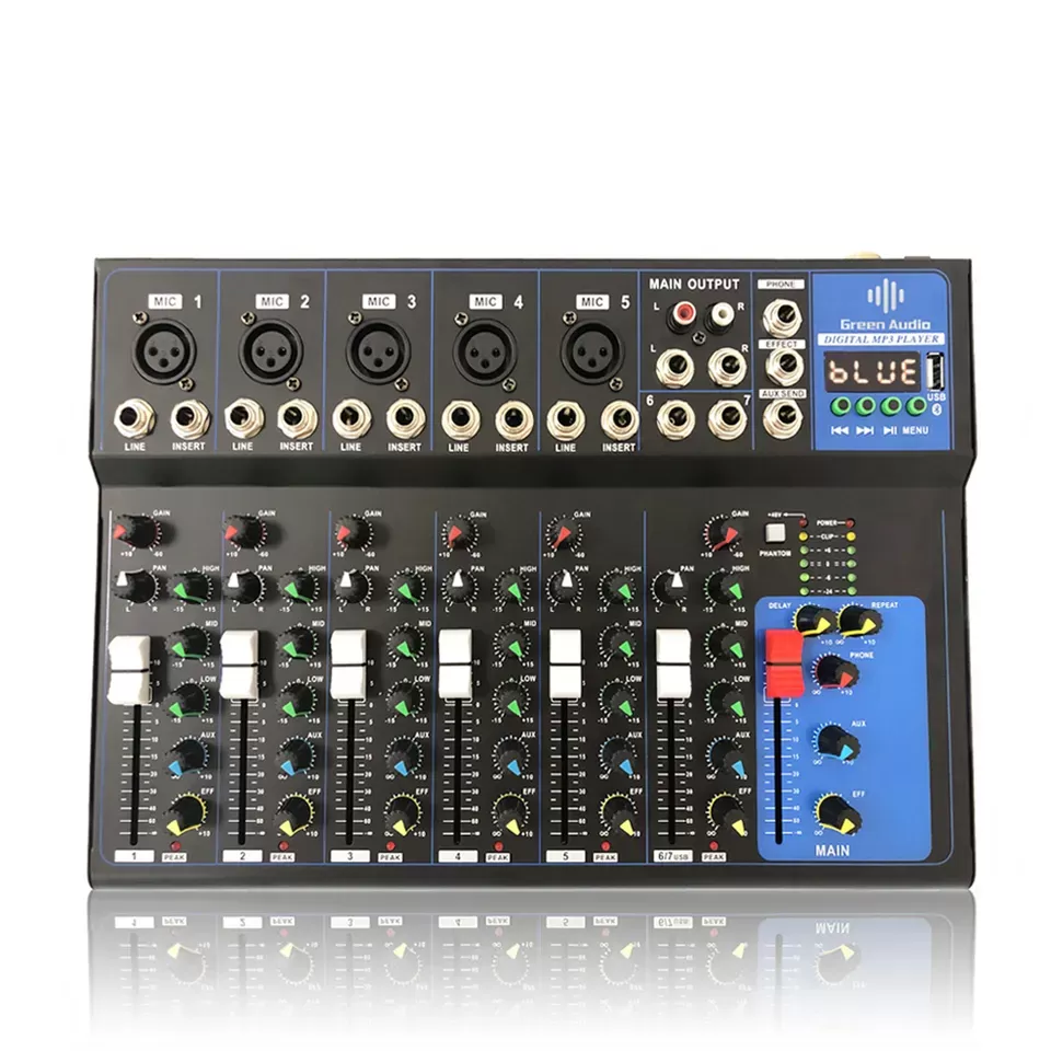 Console de Mixage Professionnel USB à 7 Canaux image 1