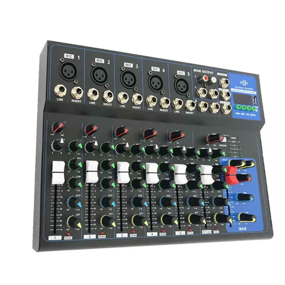 Console de Mixage Professionnel USB à 7 Canauximage-2