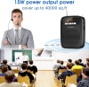 Amplificateur de Voix Portable 15W avec Micro Filaire – Bluetooth, Radio FM, Enregistreur & Haut-Parleur Tout-en-Un image 3