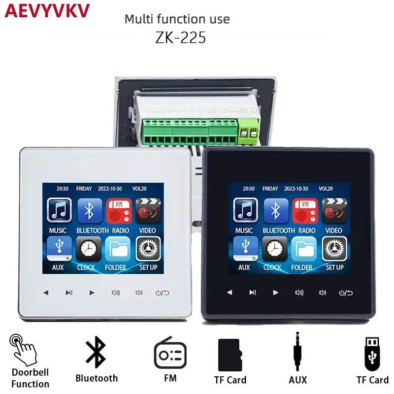 Amplificateur Mural Tactile – Système Audio Intelligent pour Maison Connectée image 1