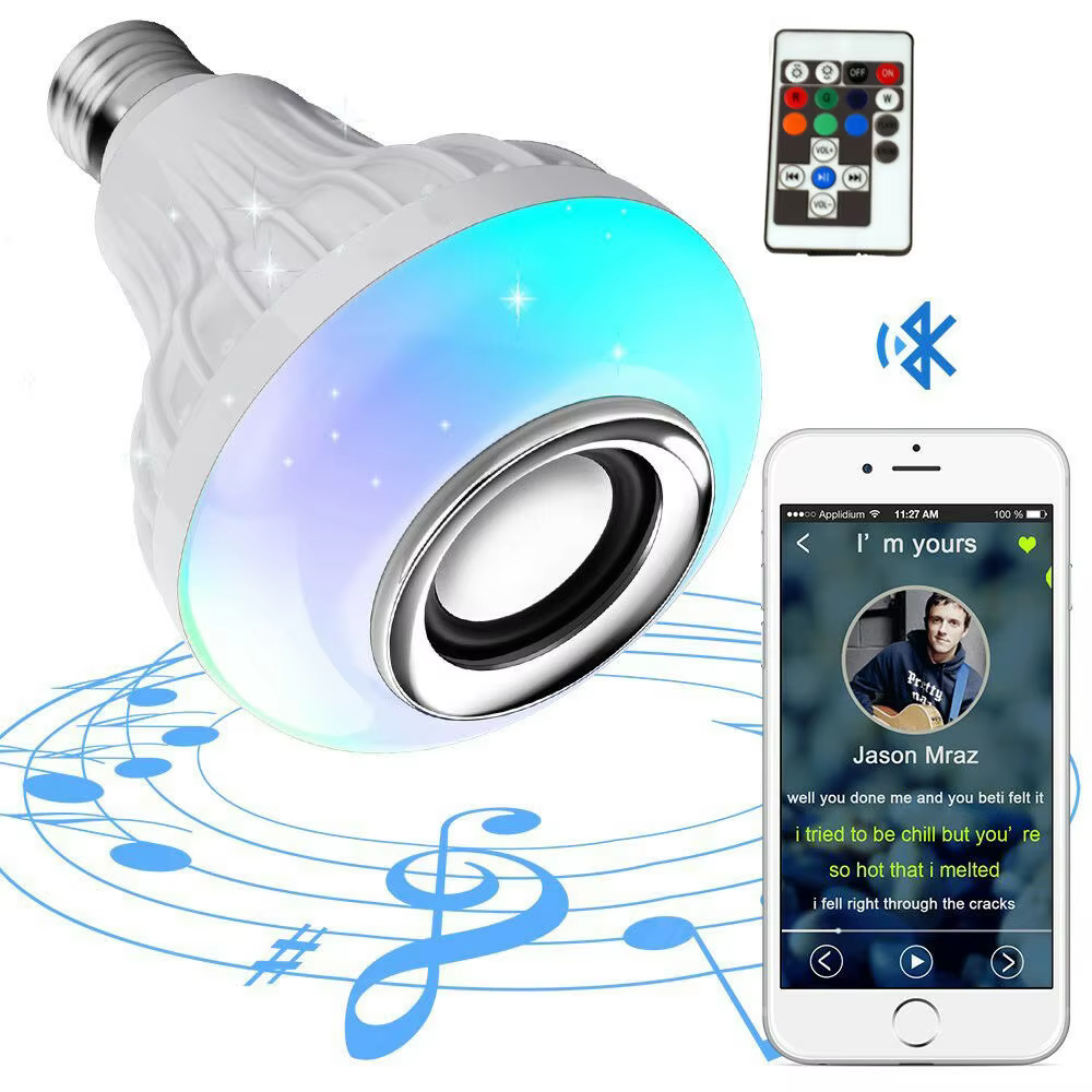 Ampoule LED avec Haut-Parleur Bluetooth Intégré 12W image 1