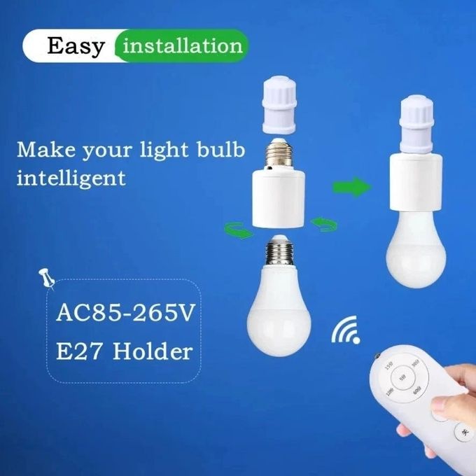 Ampoule LED E27 Intelligente avec Télécommande Sans Filimage-2