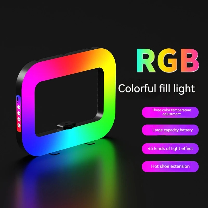 Anneau Lumineux LED RVB Pro : Éclairage Créatif pour Streaming et Vidéoimage-2