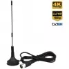 Antenne TV et Tnt Intérieure Puissante Petite et Portable à Base magnétique pour Télévision image 1