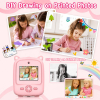 Appareil Photo Impression Instantanée Enfant 1080P – Caméra Photo & Vidéo HD avec 5 Rouleaux de Papier Inclusimage 4