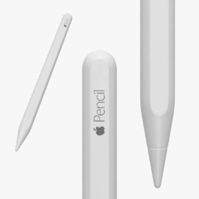 Apple - Crayon Apple 2em Génération Pour iPad Pro Avec Recharge Sans Fil, Apple Pencil
