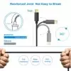 Aux Cable USB C to 3.5mm 3.3ft Male Aux Cord, Lightning to 3.5 mm Headphone Jack Adapter, Type C Aux Cable for Car Audio image 3