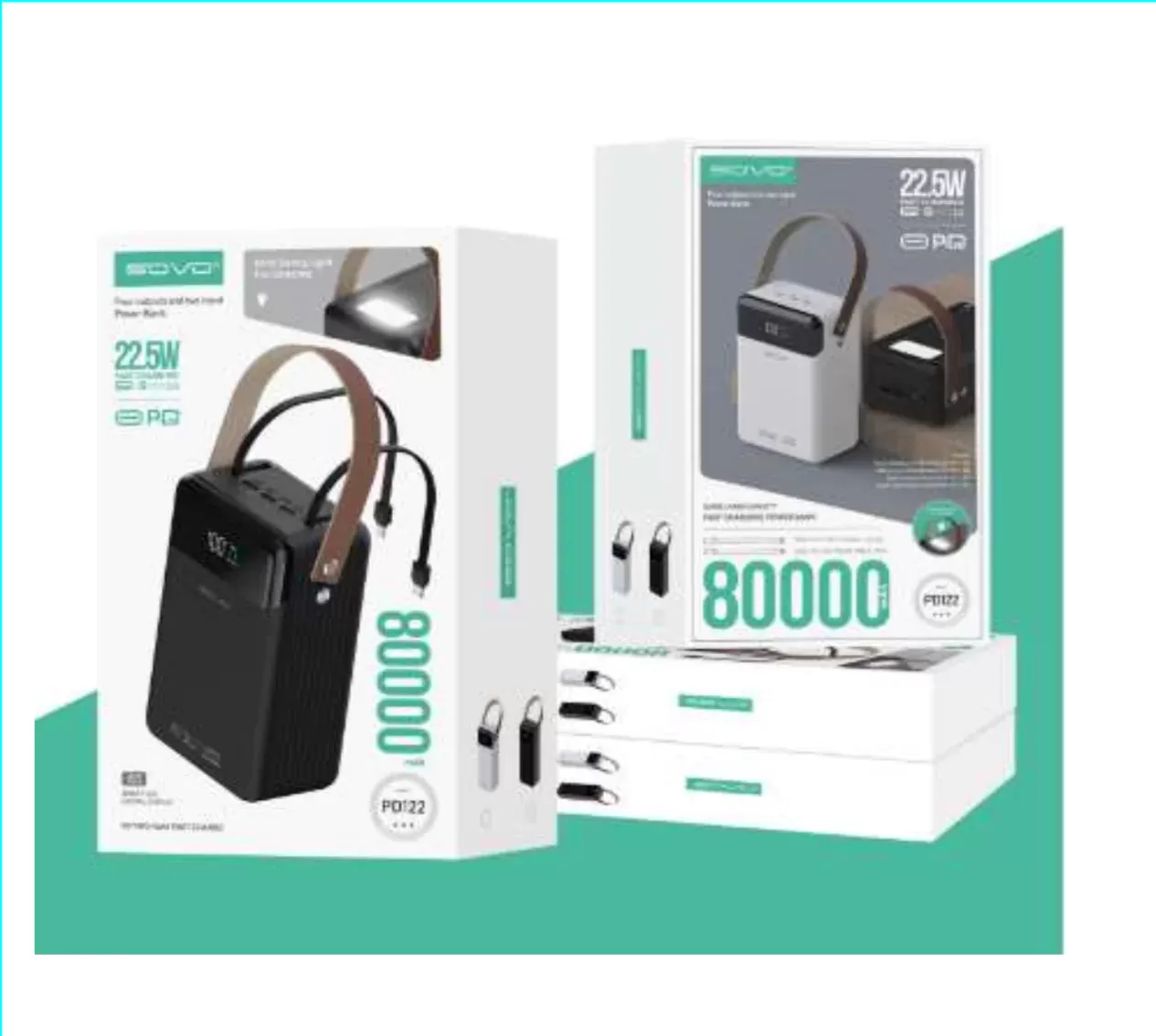 Banque d'Alimentation Sovo PD 122 80.000mAhimage 4