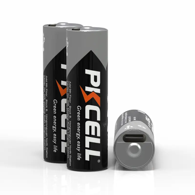 GENERALE - Batterie Lithium Rechargeable AA 1.5V USB-C – 2800 mWh, Tension Constante, Écologique et Haute Capacité