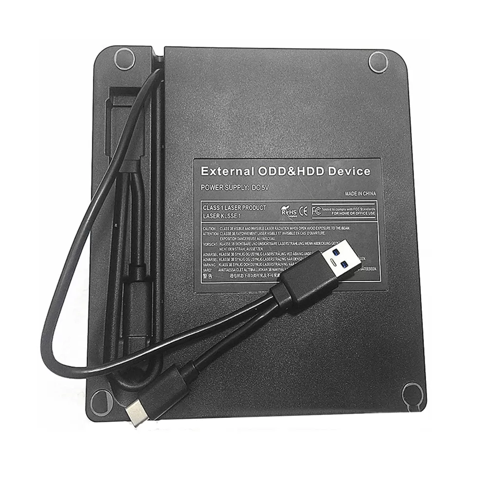 Boîtier Externe Mobile POP-UP pour Lecteur Optique d'Ordinateur Portable DVD RWimage-2