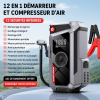 Booster de Batterie Voiture 12V avec Compresseur d'Air SUKIN – Démarreur de Secours & Gonfleur de Pneu image 1