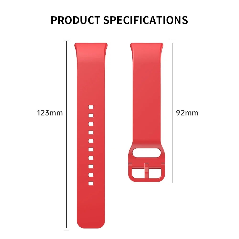 Bracelet de Sport en Silicone Original pour Samsung Galaxy Fit 3 – Pack Protection Écranimage 4