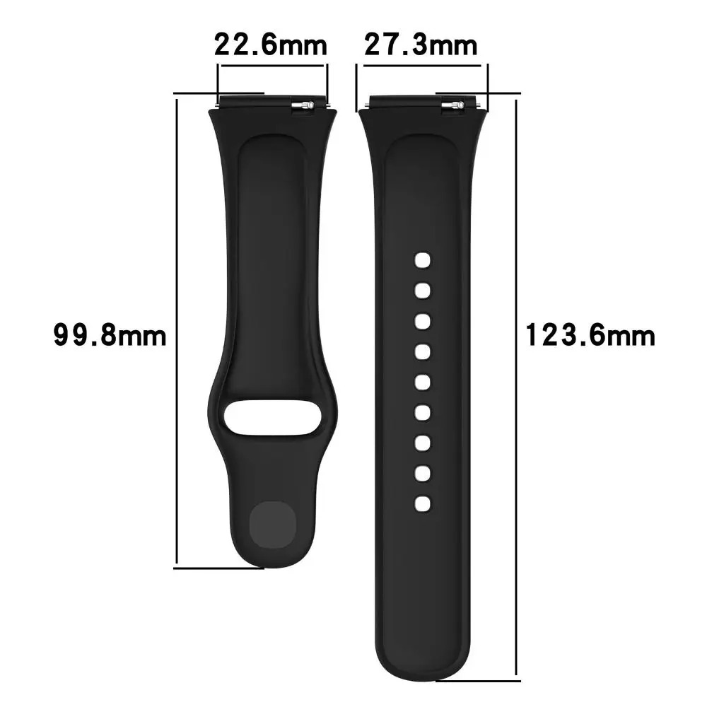 Bracelet de Sport en Silicone Premium pour Redmi Watch 3 Active – Remplacement Montre Intelligenteimage-2
