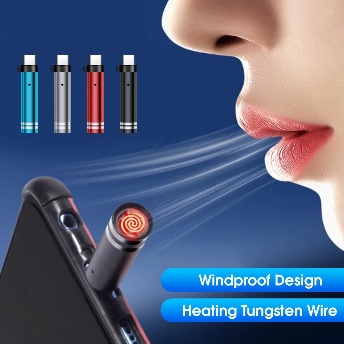 Briquet Électronique ANMONE - Allumage USB-C Sans Flammeimage 4