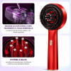 Brosse de Massage du Cuir Chevelu à Lumière Rouge 630nm – 3 Modes, Réservoir d'Huile 6ml, Étanche IPX7 & Rechargeable Type-C image 1
