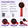 Brosse de Massage du Cuir Chevelu à Lumière Rouge 630nm – 3 Modes, Réservoir d'Huile 6ml, Étanche IPX7 & Rechargeable Type-Cimage 4