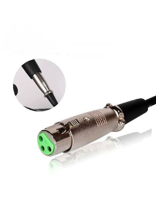Câble Audio 2 mètres Mâle 3.5mm Jack à Mâle XLRimage-2