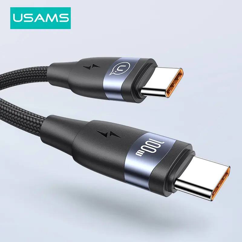 Câble de Charge Rapide 100W USAMS Type-C 2m image 3
