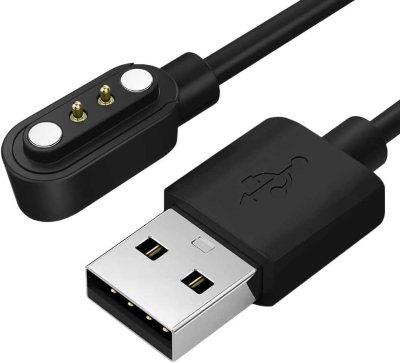 Câble de Chargeur Magnétique 2 Broches Universel – Distance 2.84 mm, pour Montre Intelligente et Smartwatch