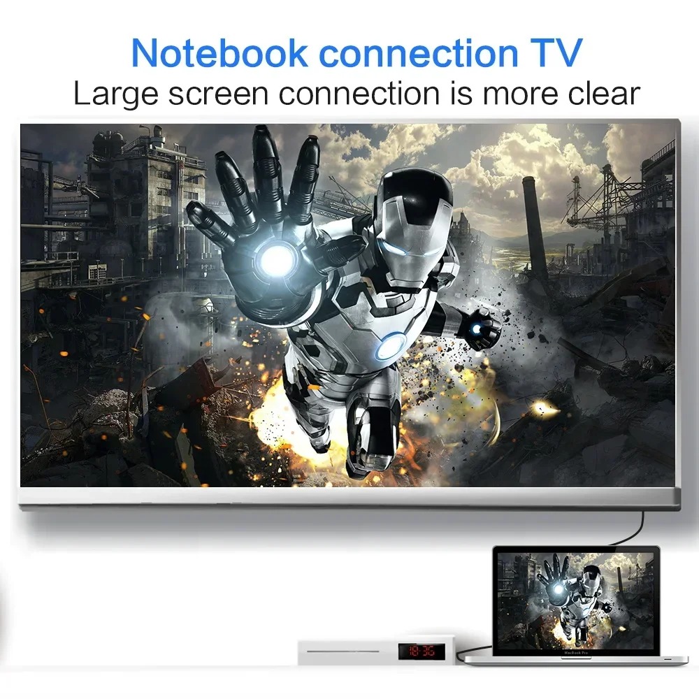 Câble HDMI vers DVI 1080P – Adaptateur Bidirectionnel DVI-D 24+1 Pinimage 4