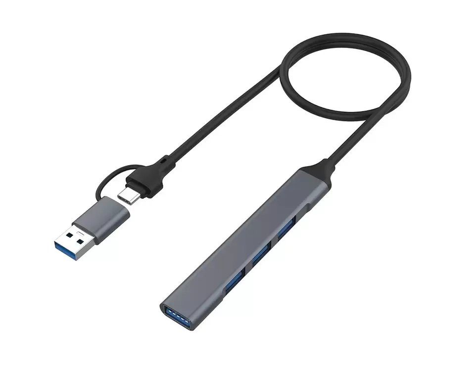 GENERALE - Câble HUB 4-en-2 avec Ports USB-C et USB 3.0