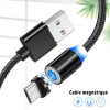 Câble Magnétique Détachable à 3 Ports pour Téléphoneimage-2