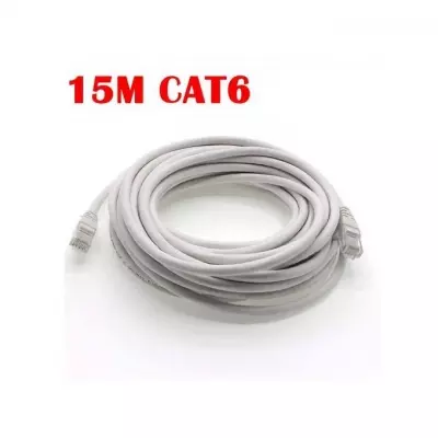Câble Réseau Ethernet RJ45 15M CAT6 / CORDON DE BRASSAGE 15M CAT 6