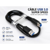Câble USB 3.0 pour Imprimante Type A vers Type B – SuperSpeed 5Gbps Haute Vitesse pour Imprimante & Scanner image 1