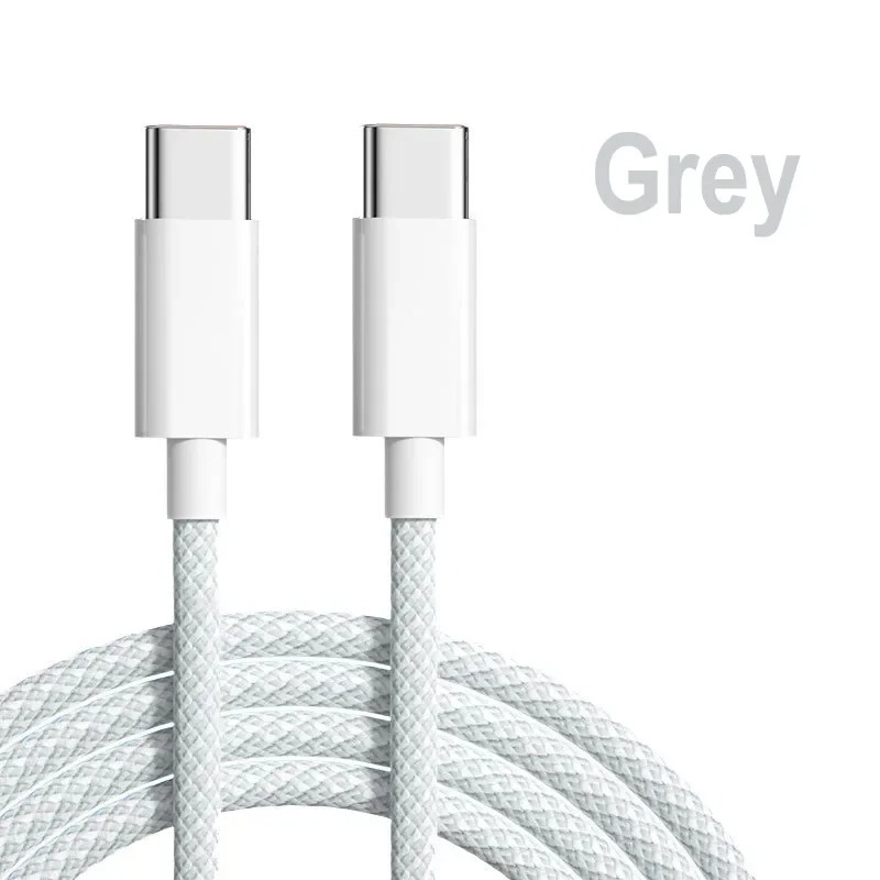 Câble USB-C Double 60W - Recharge Rapide PD & Transfert Données image 1