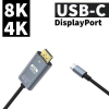 Câble USB-C vers DisplayPort 1.4 – 8K @ 60Hz / 4K @ 144Hz : Performance Ultime image 3