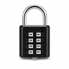 Cadenas à Combinaison 8 Chiffres à Boutons – Sécurité Sans Clé avec Anse Métallique pour Valise & Sacimage 4