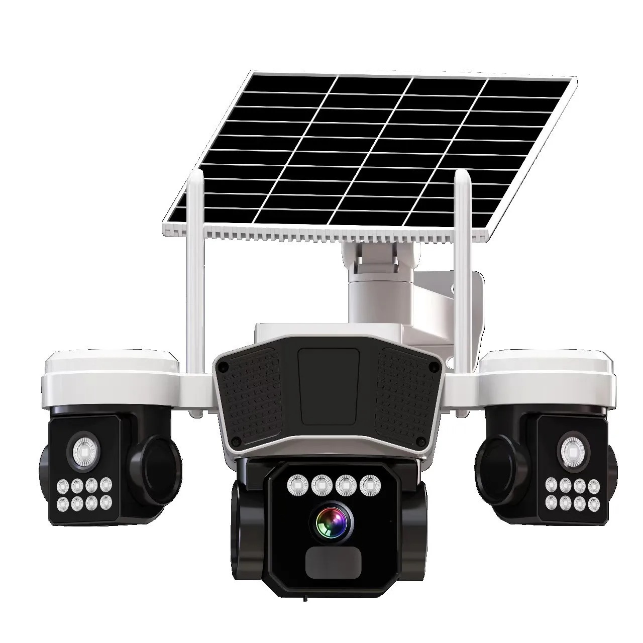 Caméra de Surveillance 4G Solaire à Triple Objectif 6MP/4K image 1