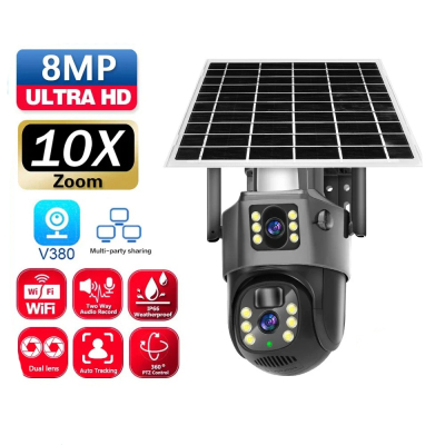 GENERALE - Caméra de Surveillance Solaire LLSEE 4G 8MP