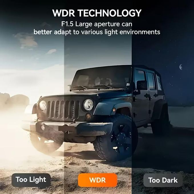 Caméra Embarquée Triple Objectif Full HD 1080p – Dashcam Voiture avec Vision Nocturne et Écran IPS 2image-2
