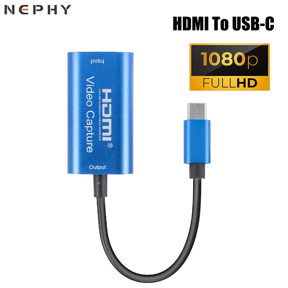 Carte d'Acquisition Vidéo HDMI vers USB-C 1080p