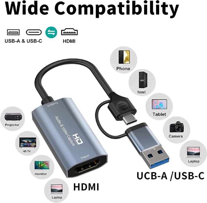 Carte de Capture Vidéo HDMI vers USB Type-Cimage-2