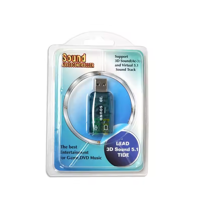 Carte Son 5.1 USB vers 3.5mm Surround 3Dimage 4