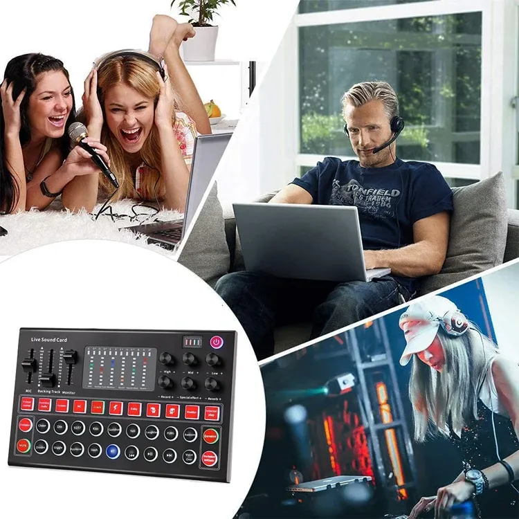 Carte Son M9 Live – Interface Audio USB pour Streaming et Podcast Mobileimage 4